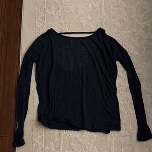 Alternative Navy Long Sleeve Tee